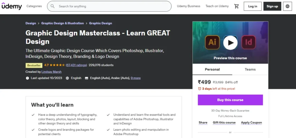 Graphic Design Masterclass - Learn GREAT Design