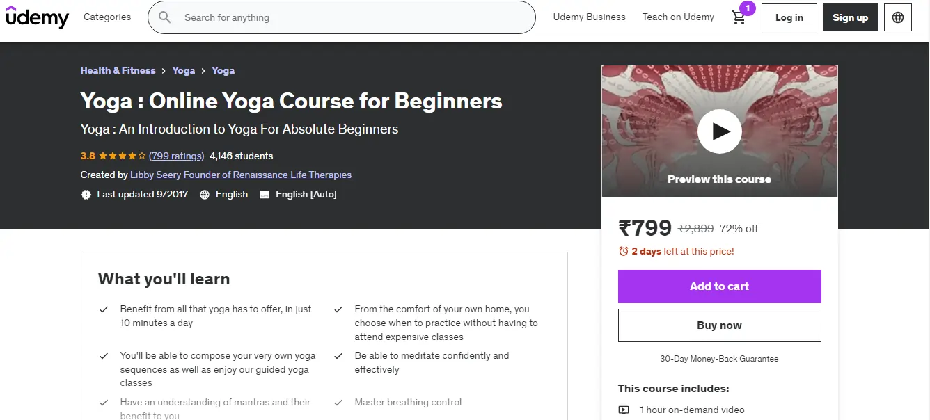 Online Yoga Course for Beginners