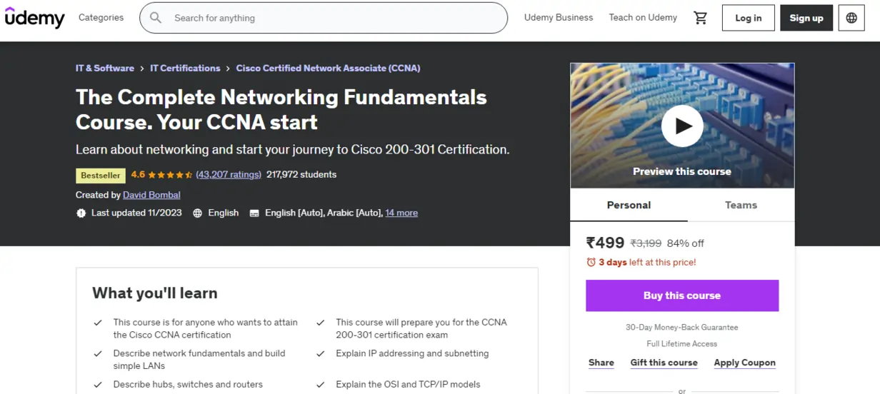 The Complete Networking Fundamentals Course