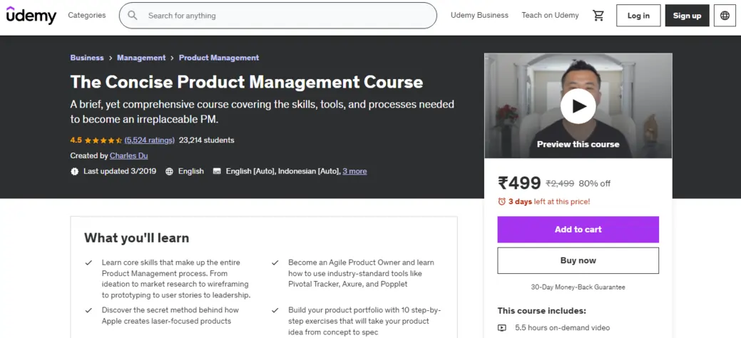 The Concise Product Management Course