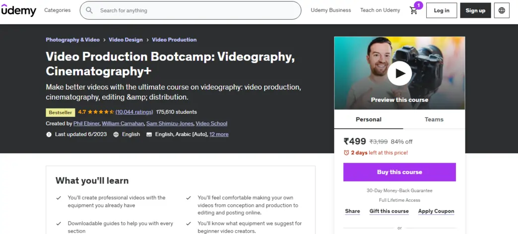 The Video Production Bootcamp