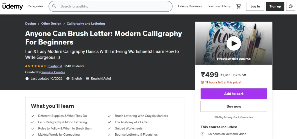 Udemy - Modern Calligraphy for Beginners