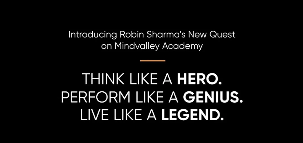 Hero. Genius. Legend by Robin Sharma