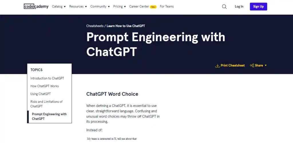 Fast & Free Prompt Engineering Course with Cheat Sheets