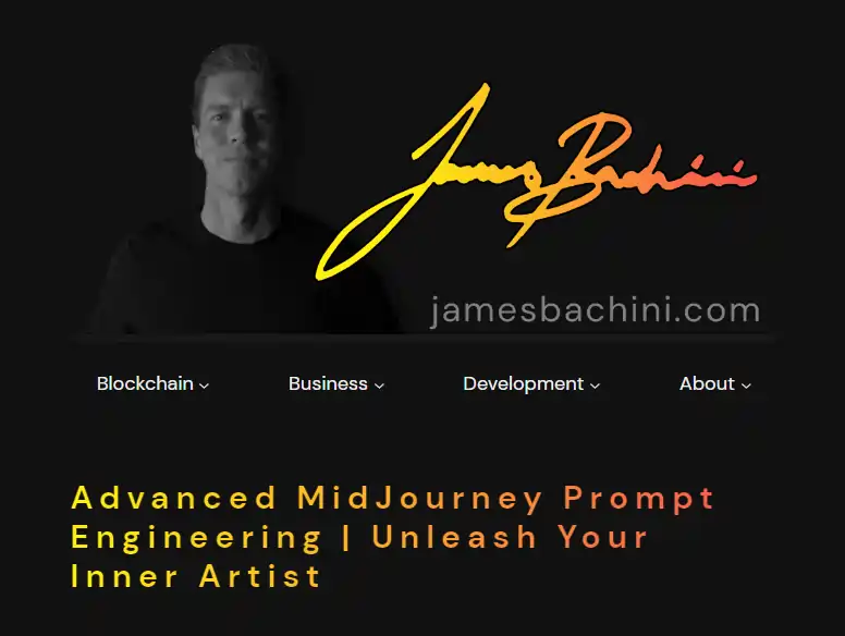 James Bachini Advanced MidJourney Prompt Engineering