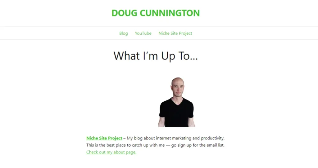 Multi-profit Niche Site by Doug Cunnington